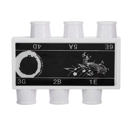 Guitar Pitch Pipe Tuner Pitch E B G D A E Plastic Tuner Pitch Tuner Pitch Pipe 6 Tones with a Carring Case Guitar Musical Instrument Accessory
