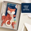 Itzy Ritzy - Bitzy Crinkle Sensory Toy Fox with Crinkle