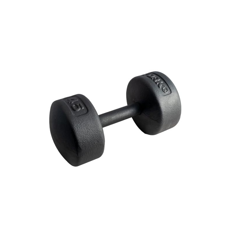 YORK Legacy Solid Round Dumbbell 45 LB, Black