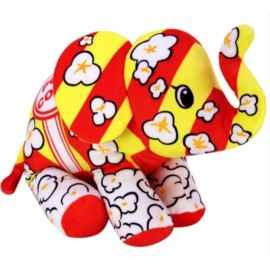 Cepia Pop Art Soft Mammoth Cornelius Elephant , Popcorn Themed Plush Toy, Ultra-Soft,