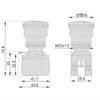 KEDU HY57B Emergency Stop Push Button Switch Strong Power Off
