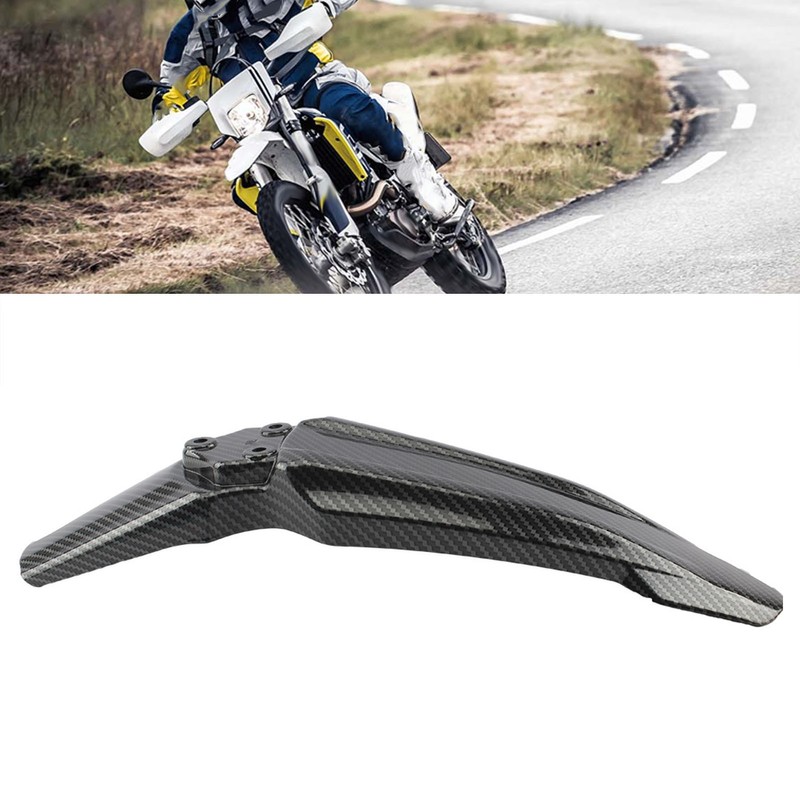 Dirt Bike Front Mud Guard Protective Carbon Fiber Stylish Look