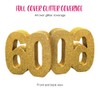 Number 60 Glitter Table Decoration Gold| Table Centrepiece | Table