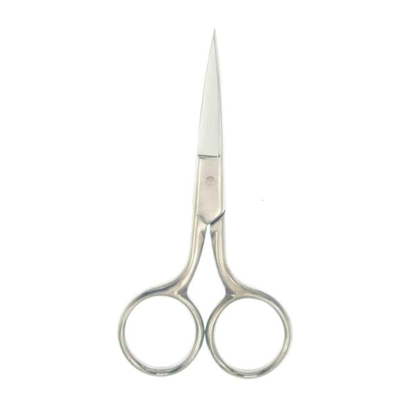 Yutoner Scissors for Grooming Eyebrows - Stainless Steel Straight Tip Scissor for Eyebrows Cutting – Beard, Hair, Ear, Eyebrows, Moustache, Nose Trimming