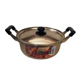 Maekawa Metal Industrial Large Pot (Ajiri Pot) 9.4 inches (24 cm)