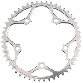 Stronglight Chainring Type S Pcd130 9-10V Silver 54 Teeth Trays