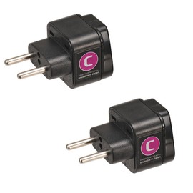 RW-PS04 Conversion Plugs for Overseas Travel Value Eleplugs Set of 2 (C Type + C Type)
