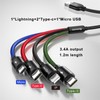 USAMS - Paquete de 2 cables de carga múltiple de