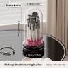 UFORU US Stock Clear Large Capacity Makeup Organizer with Lid