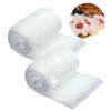 CJBIN Weihnachten Schneedecke, 2 Stück Kunstschnee Matte Deko Schneematte, 90
