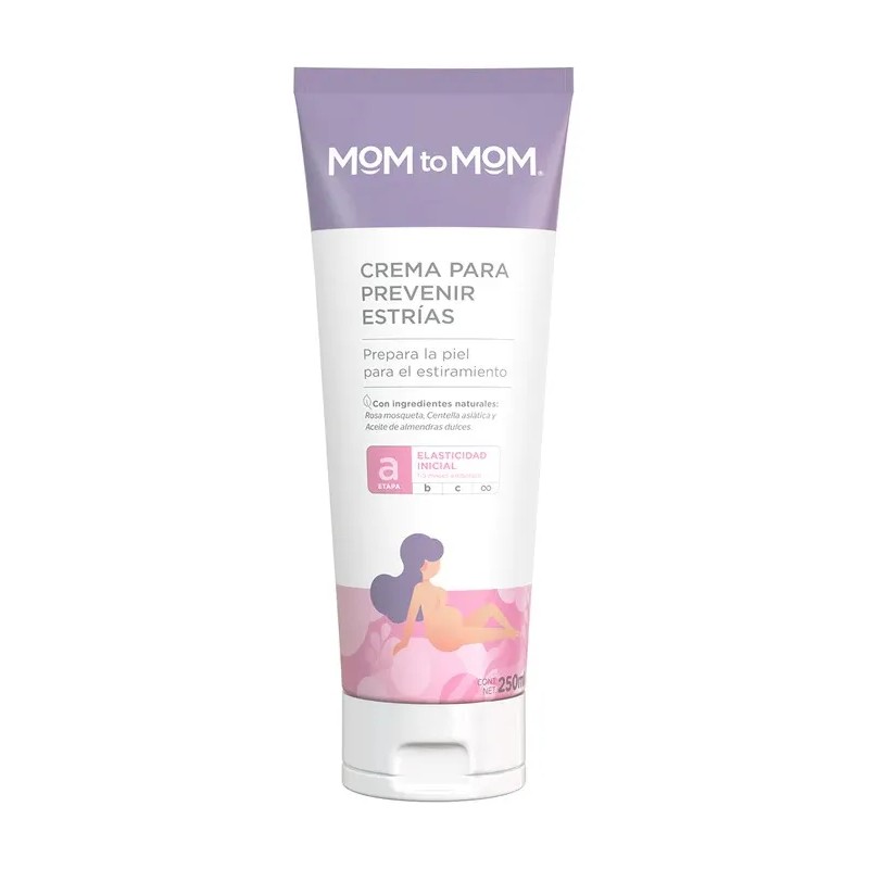 Crema Corporal Mom To Mom Prevenir Estrías Etapa A 250ml