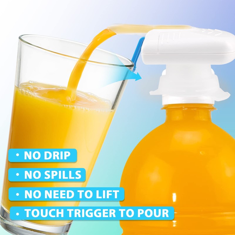 2Pack Automatic Drink Dispenser, Milk Dispenser for Fridge Gallon, Milk