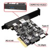 chenyang 4 Port PCI-E 4X to USB A/USB C/USB 3.0