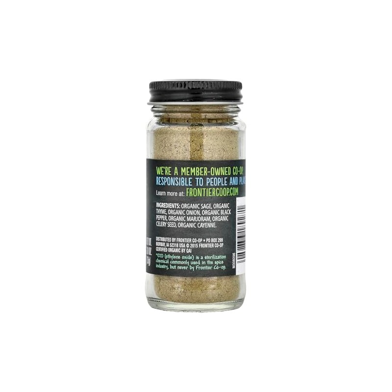 FRONTIER Organic Poultry Seasoning, 1.2 OZ