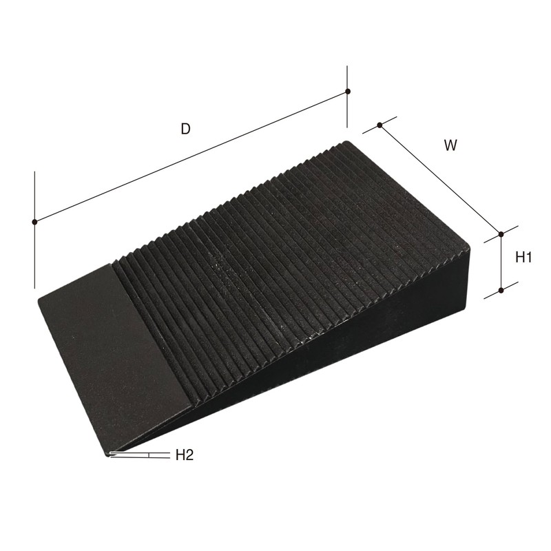 Daidohant Plastic Level Wedge, W: 2.0 inches (50 mm) x