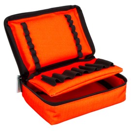 SANISMART Ampullarium S Nylon 19 x 14.5 x 6 cm for 50 Ampoules, Colours: Orange