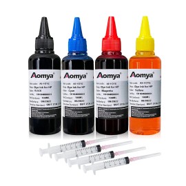 Aomya Ink Refill Kit 100Ml For Hp 67 61 65 60 62 63 910 920 901 902 93