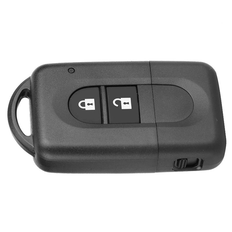 Key Fob Case, 2-Button ABS Car Remote Flip Key Fob