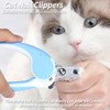 Huitban 2PCS Pet Grooming Kit，Cat Brushes、Cat Nail Clipper，Cat Grooming Brush