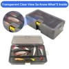 Fishing Case, 2 Layer Tool Case, Extendable Shop, Fishing Box