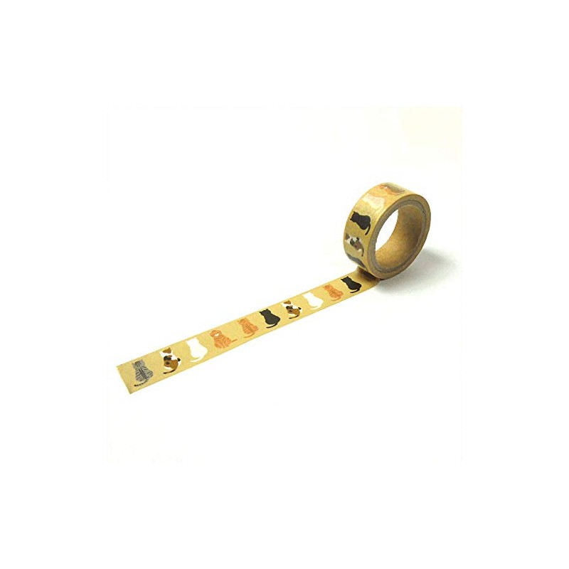 Hamamonyo Masking Tape, Sitting Cat