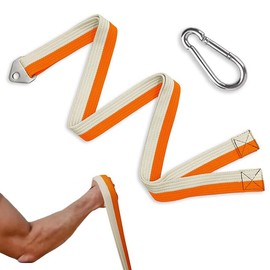 Multifunction Arm Wrestling Pronation Belt Strap, with Stainless Steel Triangle Buckle - Versatile 79" Non-Slip & Durable Strap, Pronation and Back Pressure Forearm Strength Training Equipment