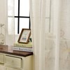 WOLTU® #630, Transparent Curtain With Eyelets, Linen Look, Eyelet Curtain,