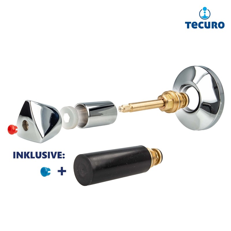 tecuro Tap Top 1/2 Inch with Handle and Rosette for