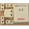 Jensen Power Travel Voltage Converter Kit Converts 220V-240V 110-120V JEN1600