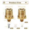 2PCS Brass Battery Terminal Posts, M8 Battery Terminal Connector, Auto