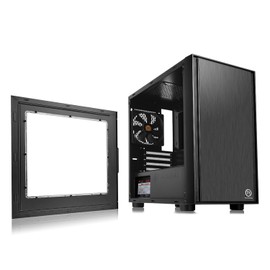 H17 Window Version Micro-Tower Case + PSU Combo; 450W PSU; 1 x 120mm Fan Included; P/N: CA-3J1-45S1WU-00; 3-Year Warranty