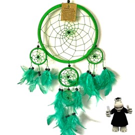 Smart Hippo Large Green Dream Catcher