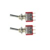 ZHUOYUEFSC 2PCS RC Transmitter 3 Positions and 2 Positions Long