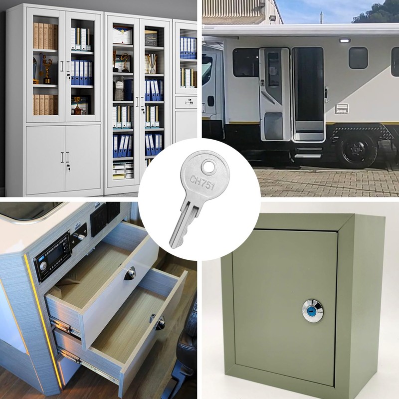 5 Pack CH751 Keys, Universal CH751 Replacement Keys for RV