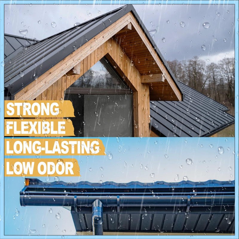 Waterproof Sealant Clear 2L(70 oz), Wadities Wall Bathroom Roof Water-Based