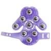 Roysmart Palm Shaped Massage Glove Body Massager with 9 360