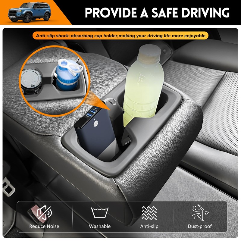 HUYINPJ 2Row Cup Holder Compatible with Toyota Land Cruiser 250