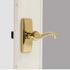 Larson Certified Storm Door Brass Georgian Lever, Storm Door Handle