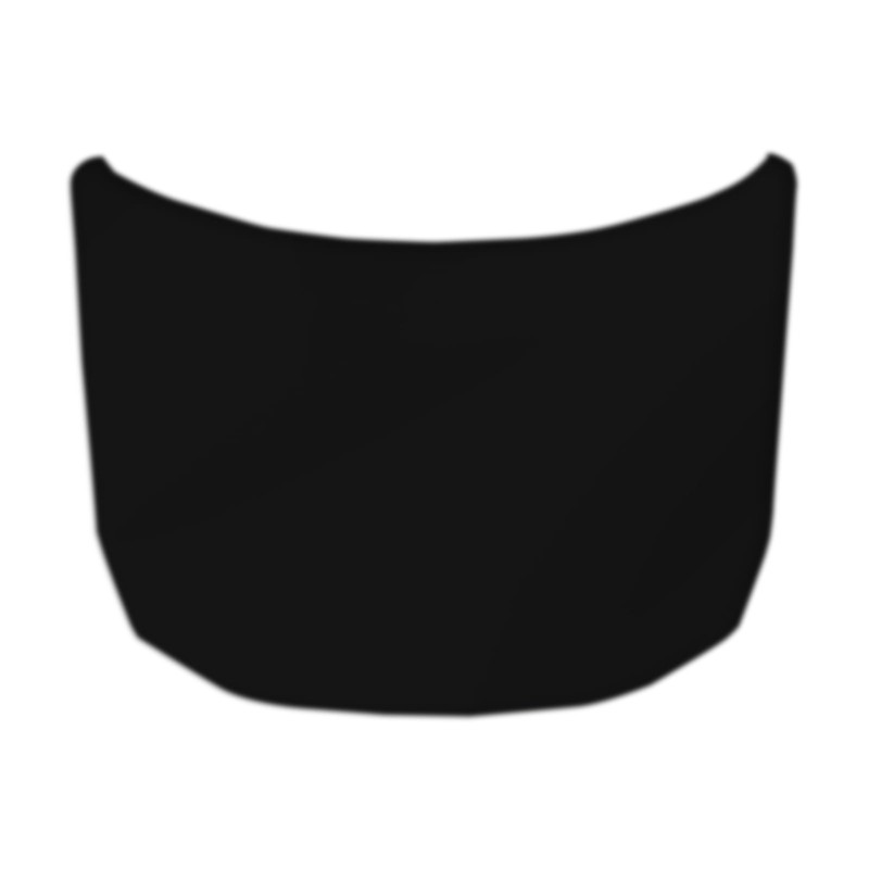 Punejapur Black Flag Car Hood Cover 3.5X5Ft Black Car Bonnet