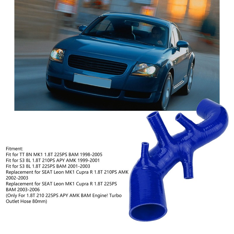 Silicone Intake Hose Pipe Increased Airflow Replacement for SEAT Leon