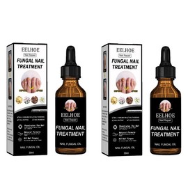 EELHOE nail repair liquid, thickening, brightening, removing onychomycosis, dead skin, repairing, moisturizing, nail care liquid - Specification: 2 piece