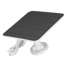Solar Panel Charger, 12W IP65 Waterproof Magnetic Charging for Arlo Pro 3 Pro 4 Ultra 2 for Go2 with Adjustable Security Camera Mount (White)