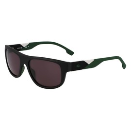 Lacoste Men's Sunglasses L6042S 002 Matte Black/Grey 55/17/145, 002 Matte Black/Grey