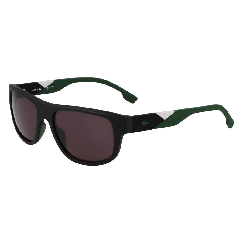 Lacoste Men's Sunglasses L6042S 002 Matte Black/Grey 55/17/145, 002 Matte