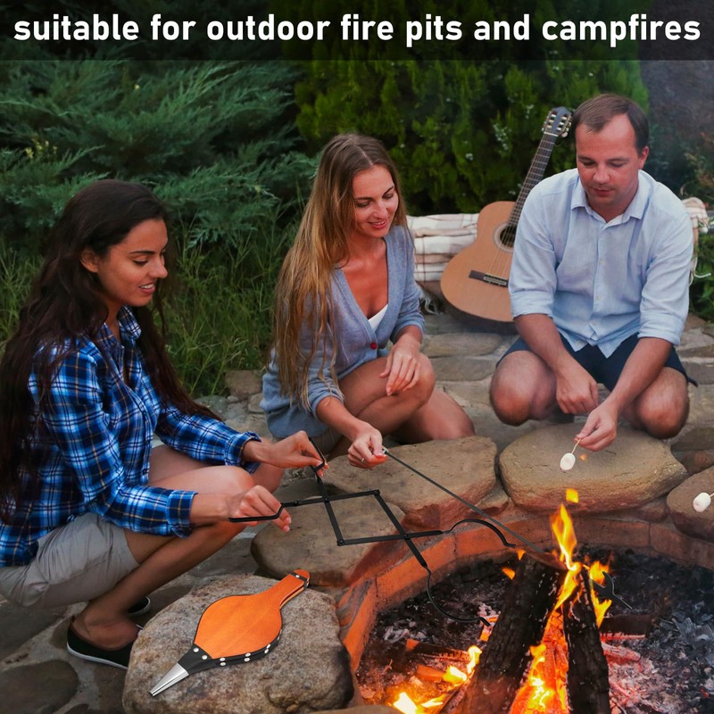 WILLBOND Heavy Duty 33.8 Inch Fireplace Fire Pit Campfire Poker