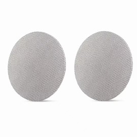 2 Pcs 51mm Espresso Puck Screen Stainless Steel, 1mm Thickness Reusable Coffee Filter Mesh Plate for Espresso Portafilter Filter Basket (51mm,150μm)