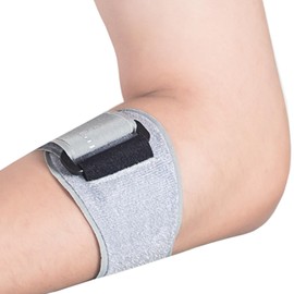 XoeLLe Elbow Brace, Tennis Elbow Bandage, Forearm Lightweight Adjustable Compression with Lining for Sports Tendonitis, Arthritis, Relieves Pain, Tennis Elbow, Golfer's Elbow, Grey