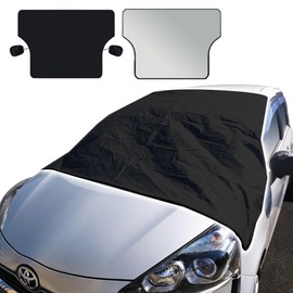 PENGUINFLY Windshield Cover, Car Front Cover, Snow Removal Goods, Freeze Prevention, Seat, For Cars, Winter, Light Vehicles, Regular Vehicles, Snow Removal, Snow Removal, Outside, Easy Installation,