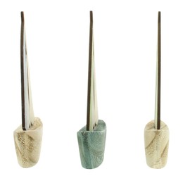 FRANK FLECHTWAREN Nautical Decorative Figurine Sailing Boat AHOI Set of 3 Each Approx. 10 x 12 cm