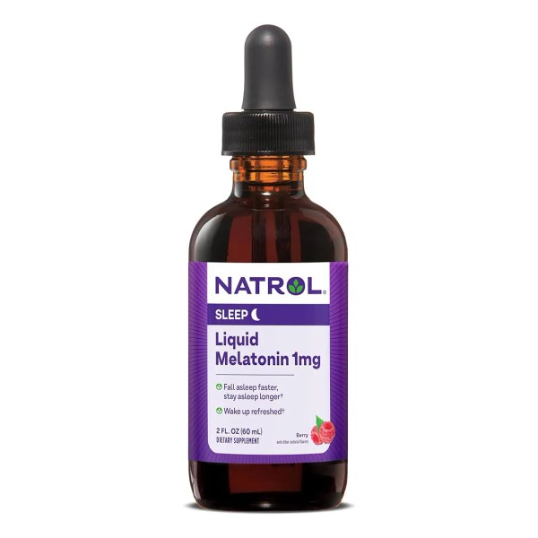 Natrol Melatonina Liquida 1 Mg | Rapida Absorción | 60